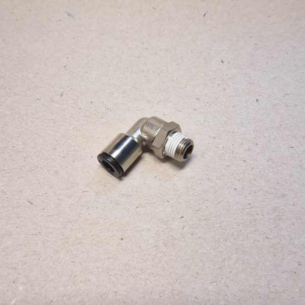 RILSAN levegő gyorscsatlakozó - fém - könyök - 6mm - 1/8" GAV [ RR6041/5 ]