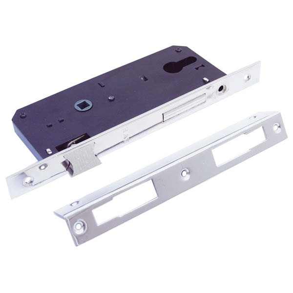 FLAME Cilinderes bevésőzár kétnyelves, 45mm×90mm×22mm×7mm, Flame [ 84641 ]