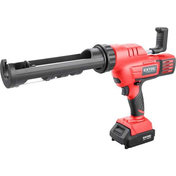 EXTOL PREMIUM akkus kinyomópisztoly gép, Share20V, 20V, Li-ion, 1db akku, 1db töltő, 2000 mAh, 300 ml [ 8891864 ]