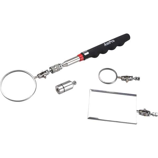 EXTOL PREMIUM felszedő mágnes és vizsgáló tükör klt., teleszkópos, 170-770 mm, toll típusú [ 8863011 ]