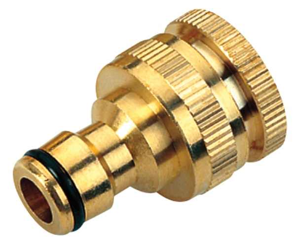 HECHT 08024 C - LOCSOLÓ TÖMLŐVÉG CSATLAKOZÓ 1/2"&3/4" RÉZ [ 08024C ]