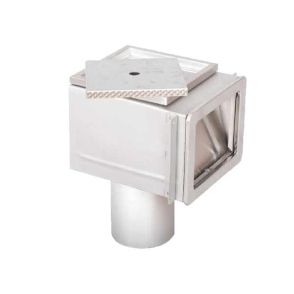 LEPSOD Szkimmer Inox fóliás -M- AISI 316 KM2" [ AQ012233 ]