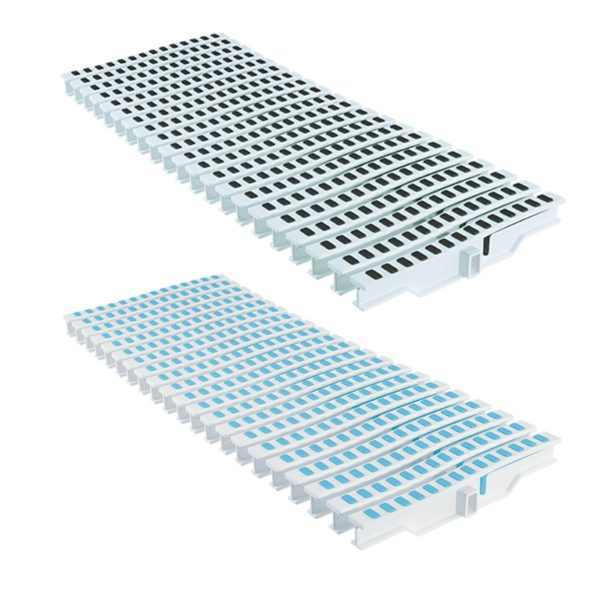 ER KALIP Túlfolyó rács egyenes antracit 200mm [ AQ015102 ]