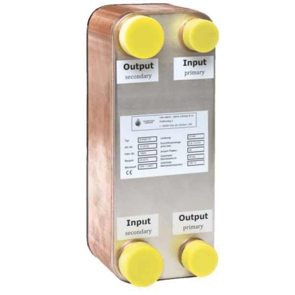 MAXDAPRA Lemezes hőcserélő D-PWT 30 kW / 55°C forrasztott [ AQ060901 ]