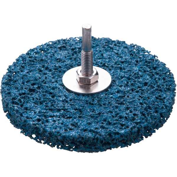 EXTOL PREMIUM csiszolókorong fúrógéphez ("csapos négertárcsa") 115mm, 15 mm vastagság, 6 mm befogás, nylon és szilícium-karbid [ 8803358 ]