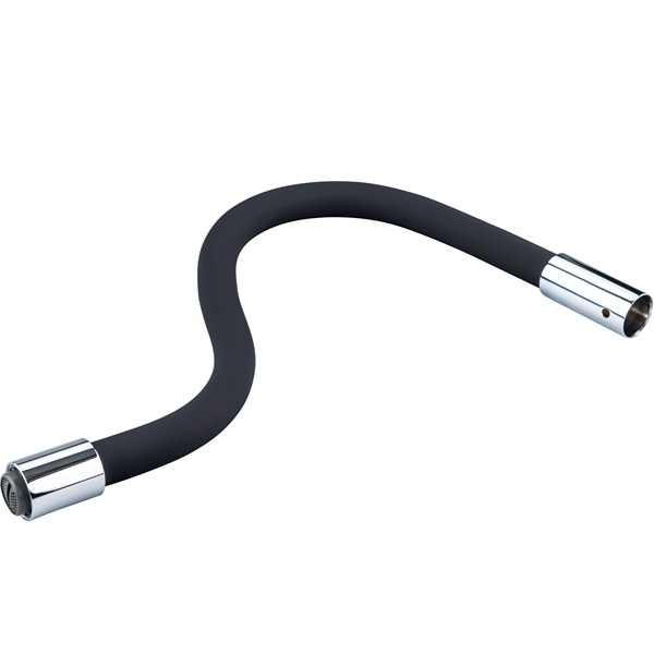 BALLETTO fekete kifolyócső, a 8112X mosogató csaptelepekhez [ 81120A ]