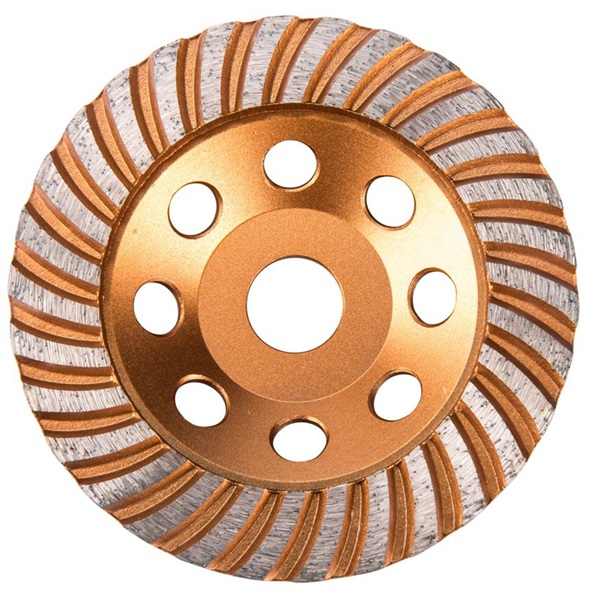 EXTOL INDUSTRIAL gyémántcsiszoló korong; 115mm×22,2mm, Turbo/lamellás jellegű [ 8703101 ]