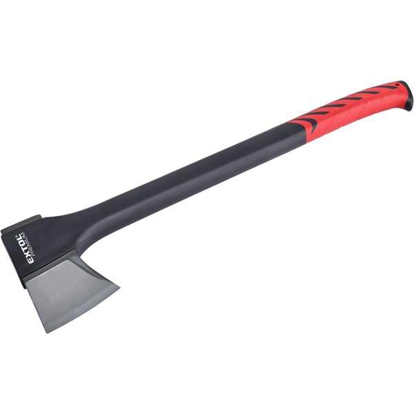 EXTOL PREMIUM hasító fejsze, ékes, nylon nyél 950 g, 450 mm hosszú hajlított nyél, TPR gumis markolat [ 8871153 ]