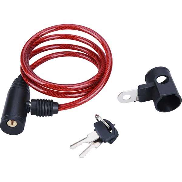 EXTOL CRAFT kerékpárzár spirál  6mm×100cm, 2 kulcsos [ 77730 ]