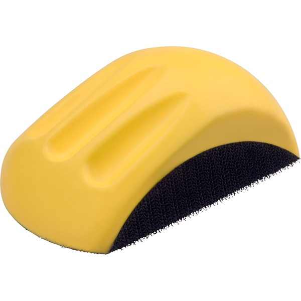 EXTOL PREMIUM kézi csiszolóblokk, (stekli) 125 mm-es csiszolókoronghoz, tépőzáras, poliuretán [ 8803502 ]