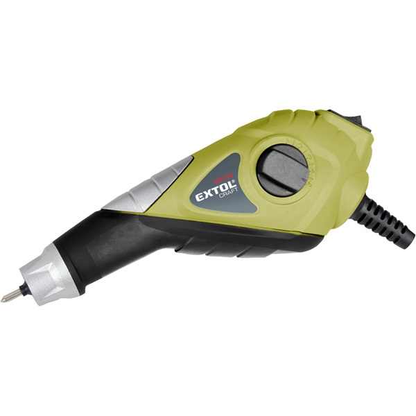 EXTOL CRAFT mini gravírozó gép, 6.000 ford/perc, 13 W; volfrám-karbid (vídia) gravirozó hegy, szabályozható mélység [ 404130 ]