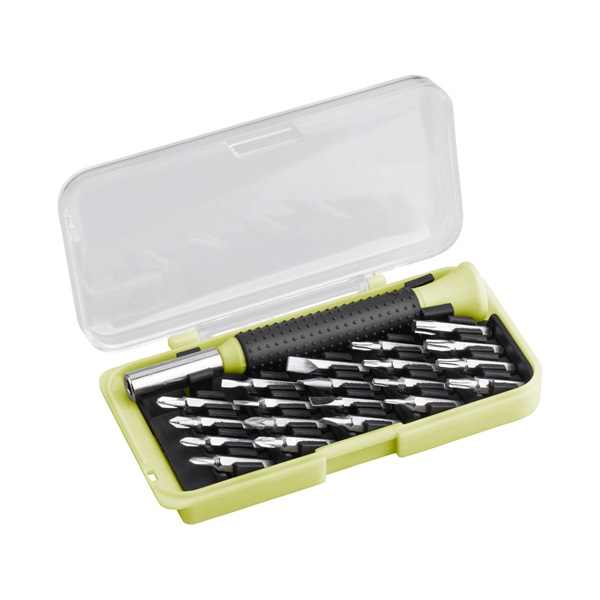 EXTOL CRAFT órás csavarhúzó klt. 22 db C.V. bitekkel; lapos 1,5-3mm, PH000-PH1, PZ0-PZ1, imbusz: 1,5-3mm, torx: T6-20 [ 919601 ]