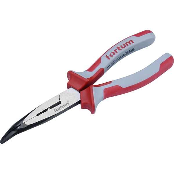 FORTUM rádiós fogó, hajlított csőrű, 200mm CV [ 4770323 ]