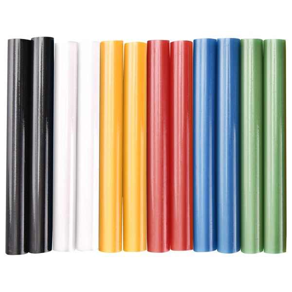 EXTOL CRAFT ragasztóstift klt., többszínű; 12db, 100×11mm, bliszteren [ 9909 ]