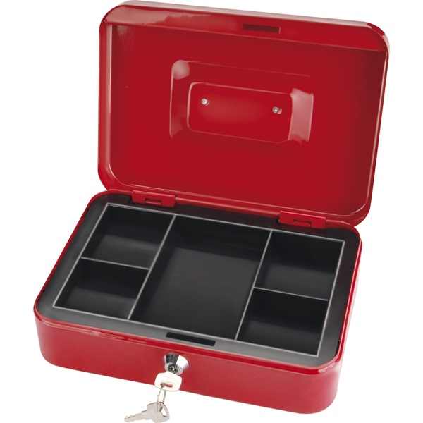 EXTOL CRAFT pénzkazetta, 2db kulccsal, változó színekben, festett acél ; 250×180×90/0,8mm [ 99012 ]