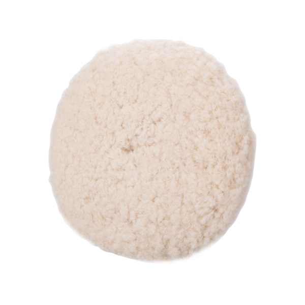 EXTOL PREMIUM polírkorong, báránybőr (gyapjú), négyrétegű, 100%, T240, 190 mm; tengely: 22 mm + 150 mm tépőzáras [ 8804575 ]