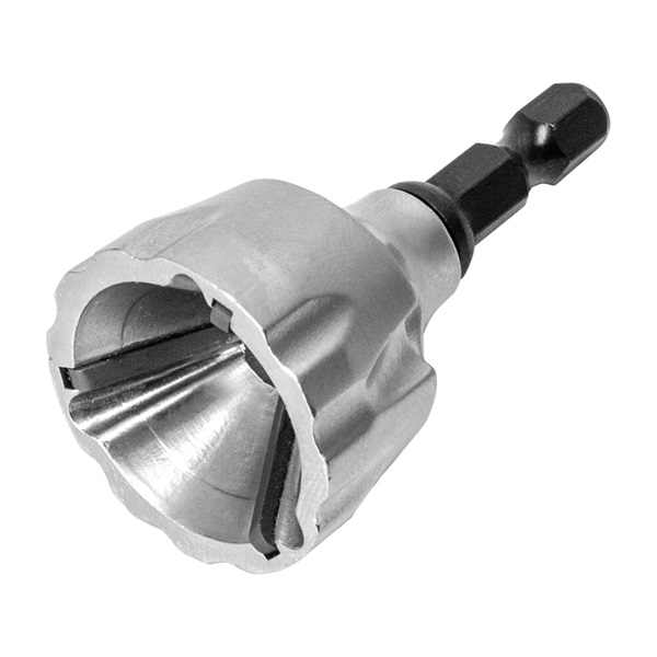 FORTUM sorjátlanító BIT (sorjázó adapter), 3-19mm, fúrógépbe fogható, 1/4" [ 4769002 ]