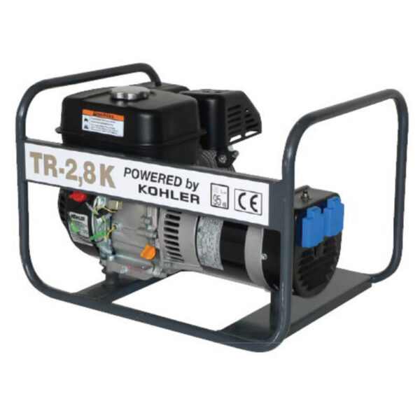 TRESZ TR-2,8 K benzinmotoros áramfejlesztő (KOHLER motor, 1 fázis, 2,8 kVA / 2,8 kW) [ TRESZ-TR-2.8K ]