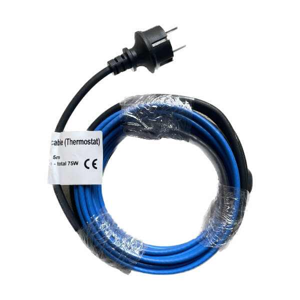 Fagyvédelmi fűtőkábel 10 méter (230V, 15W/m, total 150W) [ FAGYVEDKAB10m ]