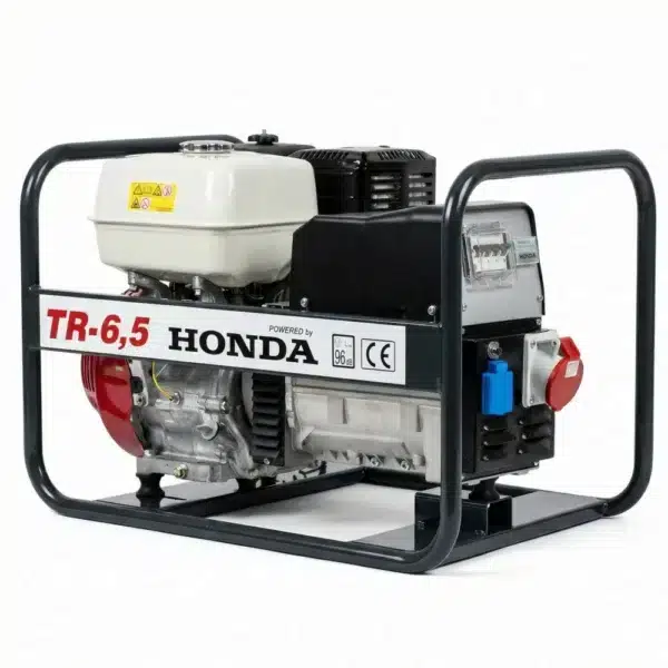 Tresz TR-6,5 ipari 3 fázisú áramfejlesztő Honda GX-390 motorral vakológéphez