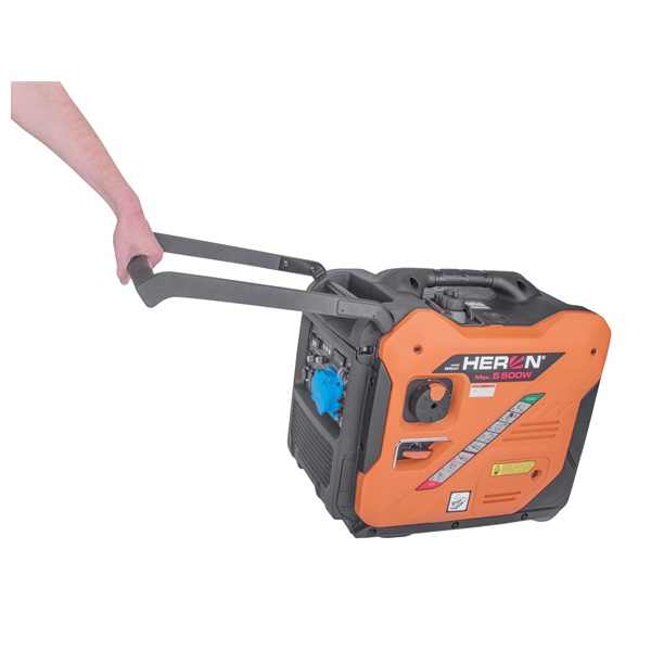 Heron benzinmotoros aramfejleszto csendes uzemu 50 kVA 230V 1 fazisu inverteres i73109