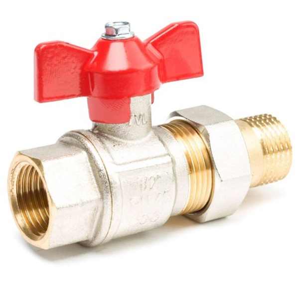 FÉM Golyóscsap KB 1" pillangós HOLLANDIS [ golyoscsap1KBpilHOL ]