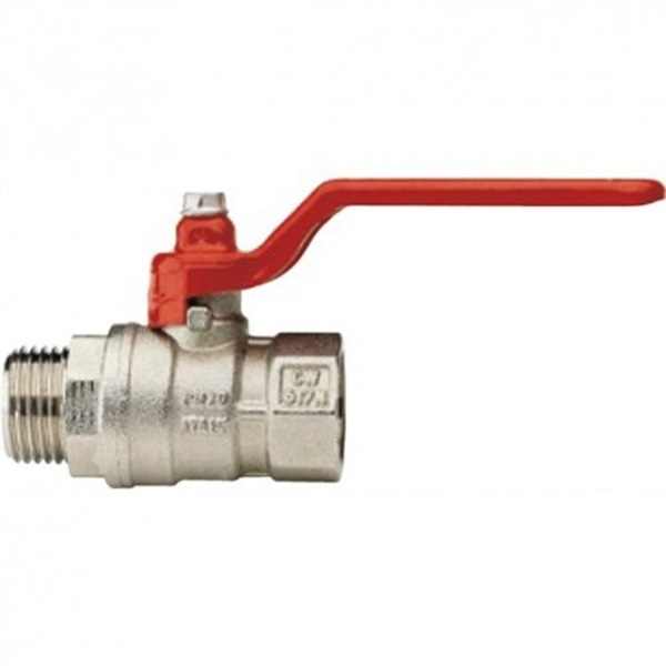 FÉM Golyóscsap KB 1" karos FIX [ golyoscsap1KBkaros ]