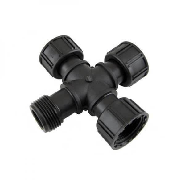 SZELEPKÖTŐ kereszt idom 1"-KBBB HOLLANDER [ P06270010 ]