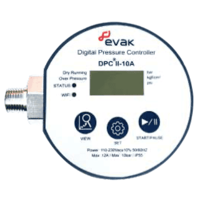 EVAK DPC II-10A WiFi digitális szivattyúvezérlő – okos vezérlés