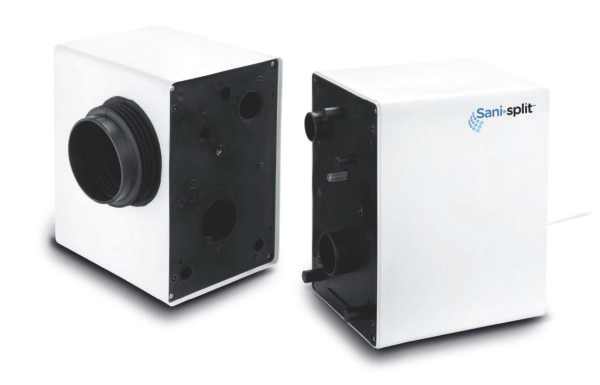 Tecma Sanisplit 1 darálós WC – kompakt, nagy teljesítményű szennyvízátemelő rendszer [ T-PF.S1 ]