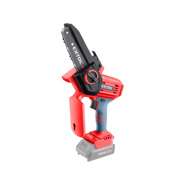 EXTOL PREMIUM akkus láncfűrészgép egykezes, Share20V, 20V, Li-ion, 155 mm, AKKU és TÖLTŐ NÉLKÜL!, akku és töltő külön rendelhető [ 8891923 ]