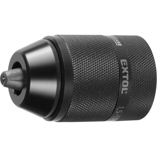 EXTOL PREMIUM click-lock gyorstokmány, befogás: 1,5-13mm, csatlakozás 1/2" 20UNF, fekete [ 8898006 ]