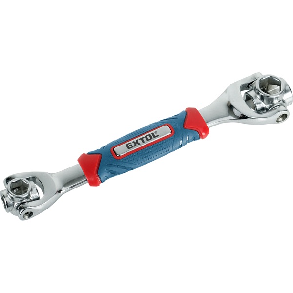 EXTOL PREMIUM multifunkciós dugókulcs, 8az1ben, 8-21 mm, hossz: 250 mm [ 8816390 ]