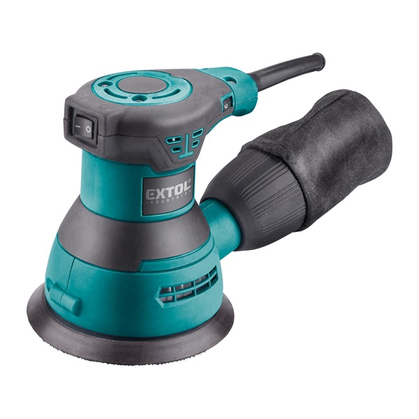 EXTOL INDUSTRIAL rotációs (excentrikus) csiszológép 350W, átmérő: 125mm, ford.:8000-12000 [ 8794200 ]