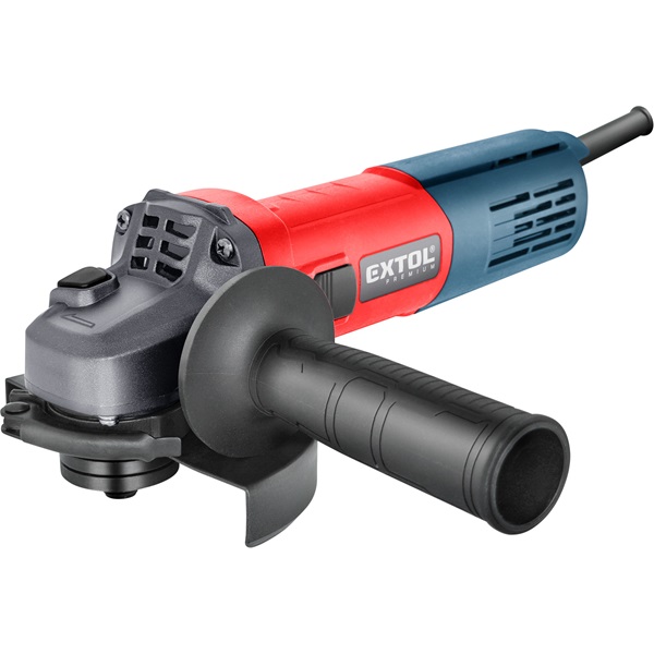 EXTOL PREMIUM sarokcsiszológép 125 mm, 800 W, keskeny kivitel, páncélozott tekercselés, porvédett csapágy [ 8892024 ]