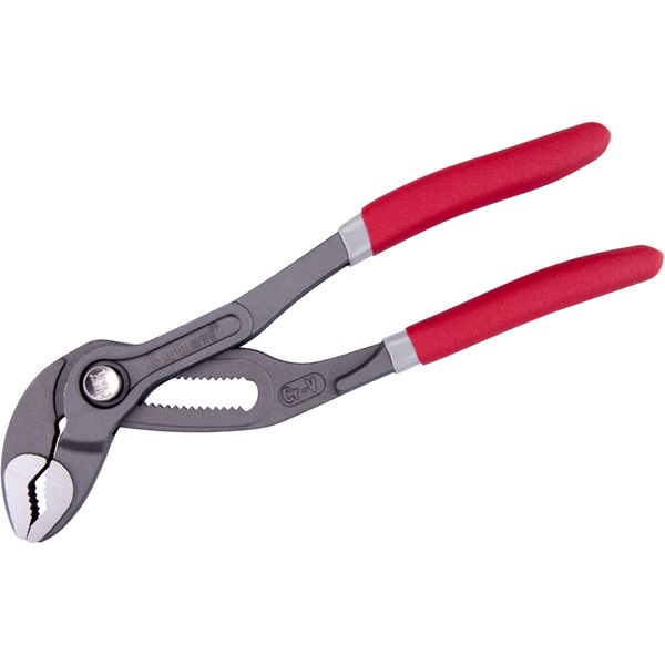 FORTUM vízpumpafogó, "Hunter" 175mm, nagy nyitásszögű, CrV, foszfátozott, gumírozott markolat FORTUM [ 4770205 ]