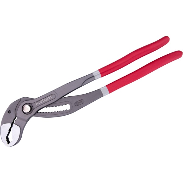 FORTUM vízpumpafogó "Hunter", 400mm, nagy nyitásszögű, CrV, foszfátozott, gumírozott markolat FORTUM [ 4770208 ]