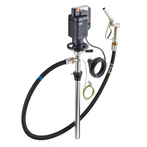 LUTZ RE maradékürítő szivattyúkészlet oldószerhez – ME II 3 motorral (460W), 1000 mm hordóhoz