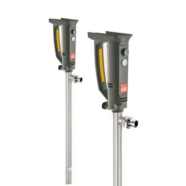 Lutz B2 Battery akkumulátoros hordószivattyú (Niro) – 1000 mm, hordókhoz